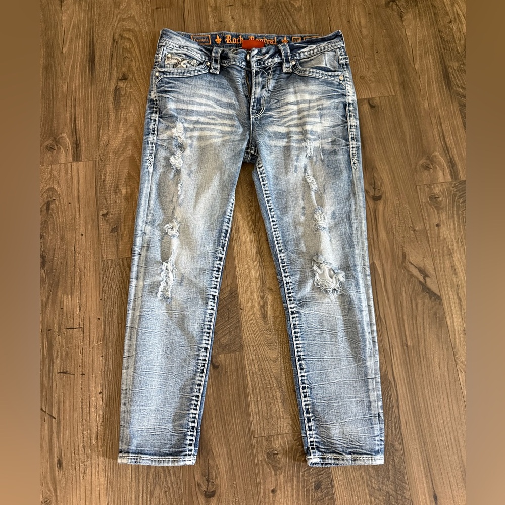 Rock Revival Easy Ankle Skinny Cambria Size 29x26